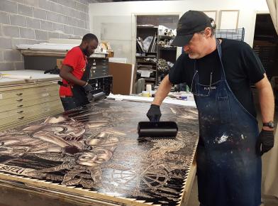 Killer Cutting: “Evil Printmaker Tom Huck” and relief printings resurgence