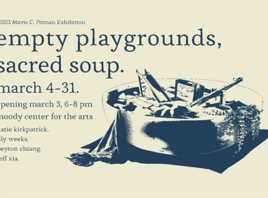 empty playgrounds, sacred soup.