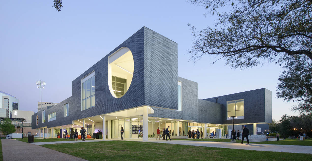 Architectural rendering of the Moody Center