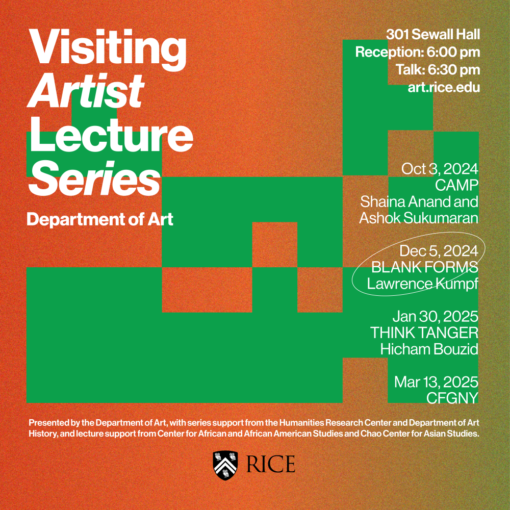 BLANK FORMS - Visiting Artist Lecture Series
