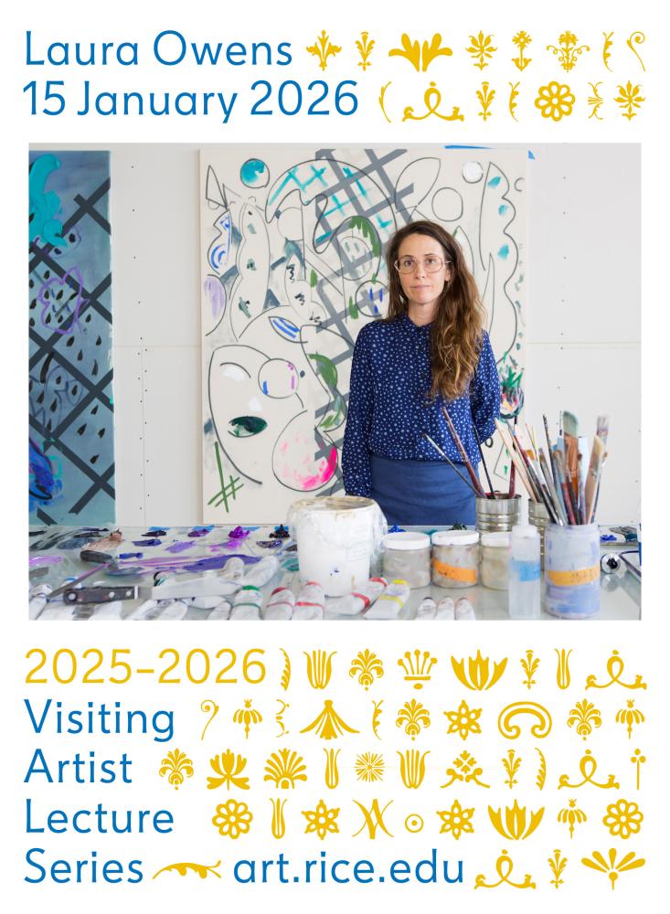 Laura Owens // 2025-26 Visiting Artist Lecture Series