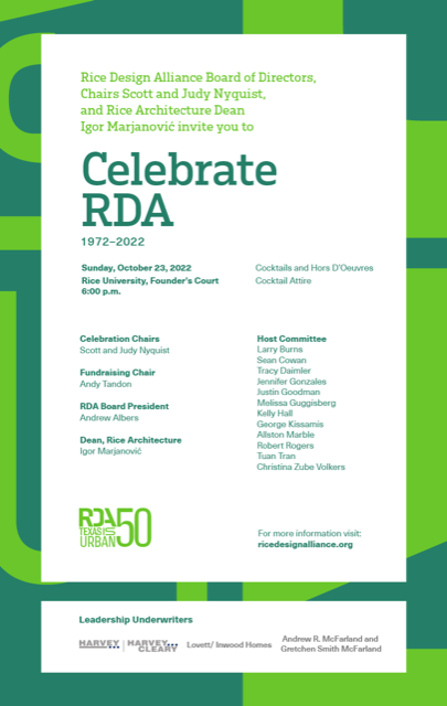 Celebrate RDA - 50th Anniversary Celebration