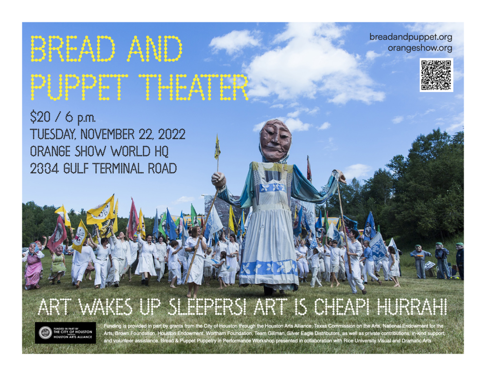 Bread and Puppet Theater at Orange Show